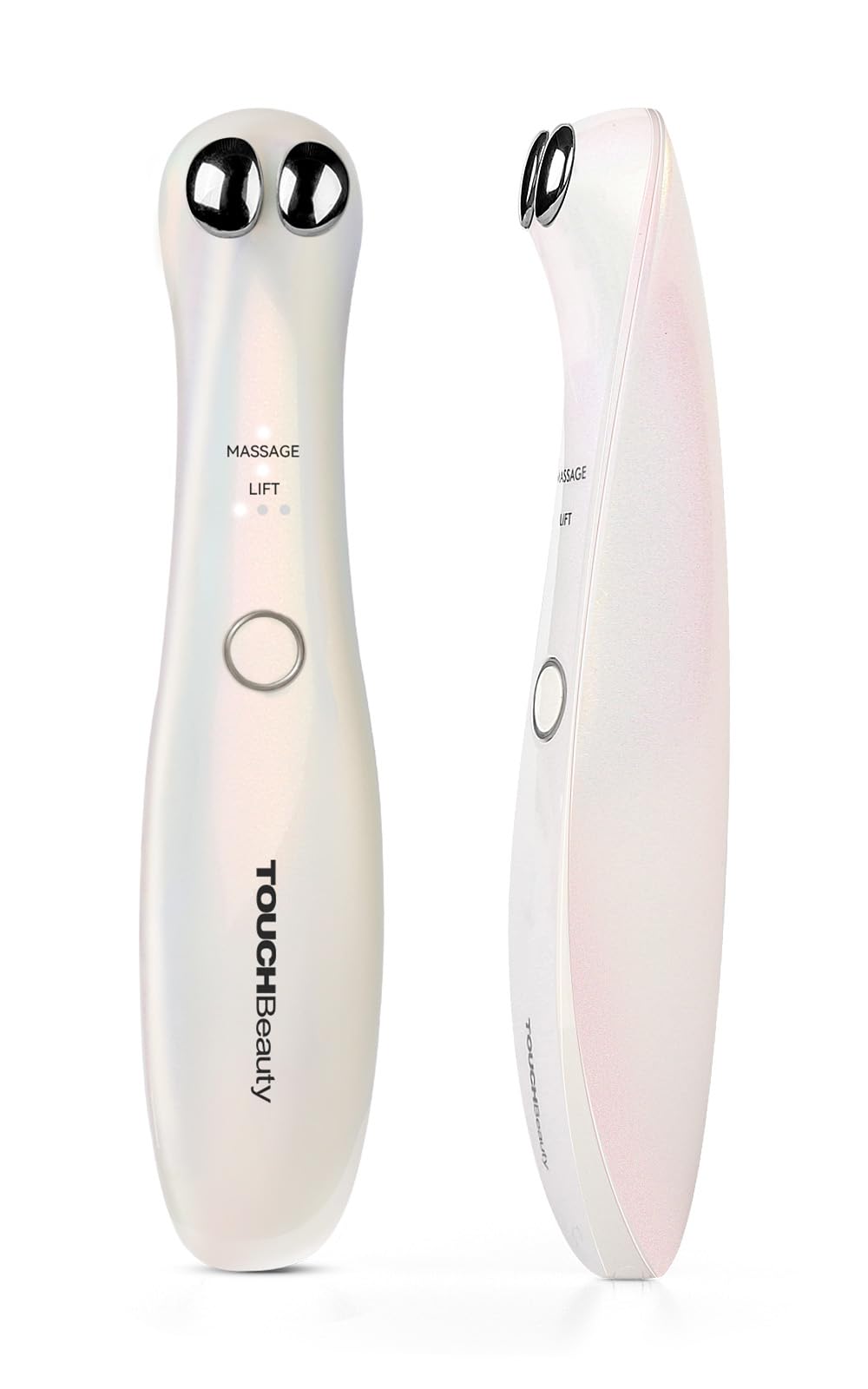 TOUCHBeauty EMS Eye Massager, Anti-Wrinkle Massage with Heating and Vibration, Rechargeable Anti-Aging Massager with 2 Massage Modes for Under Eye Bags, Dark Circles