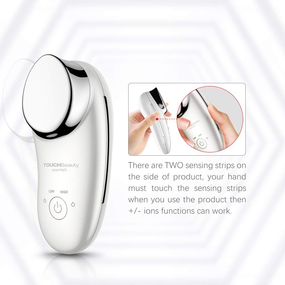 AG-1681A Sonic Device for Face Massage, TOUCHBeauty Ionic Massage Face Vibration Deep Cleansing Anti-Wrinkle Face Lifting Beauty Tool Anti Ageing