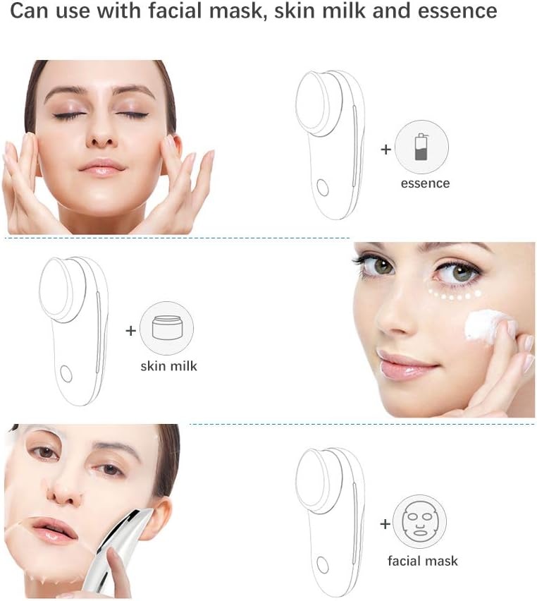 AG-1681A Sonic Device for Face Massage, TOUCHBeauty Ionic Massage Face Vibration Deep Cleansing Anti-Wrinkle Face Lifting Beauty Tool Anti Ageing