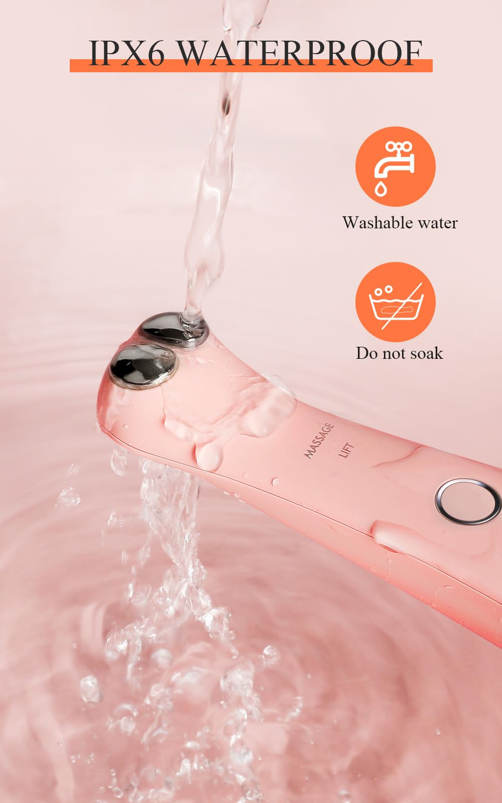 TOUCHBeauty EMS Eye Massager, Anti-Wrinkle Massage with Heating and Vibration, Rechargeable Anti-Aging Massager with 2 Massage Modes for Under Eye Bags, Dark Circles